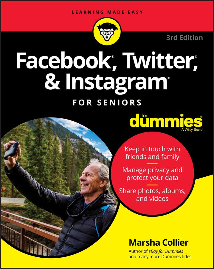 Vorderes Coverbild Facebook, Twitter, & Instagram for Seniors for Dummies