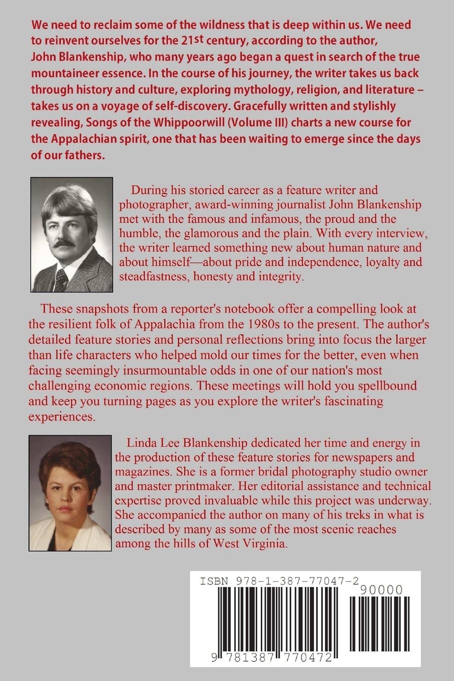 Rückseitencover Songs of the Whippoorwill