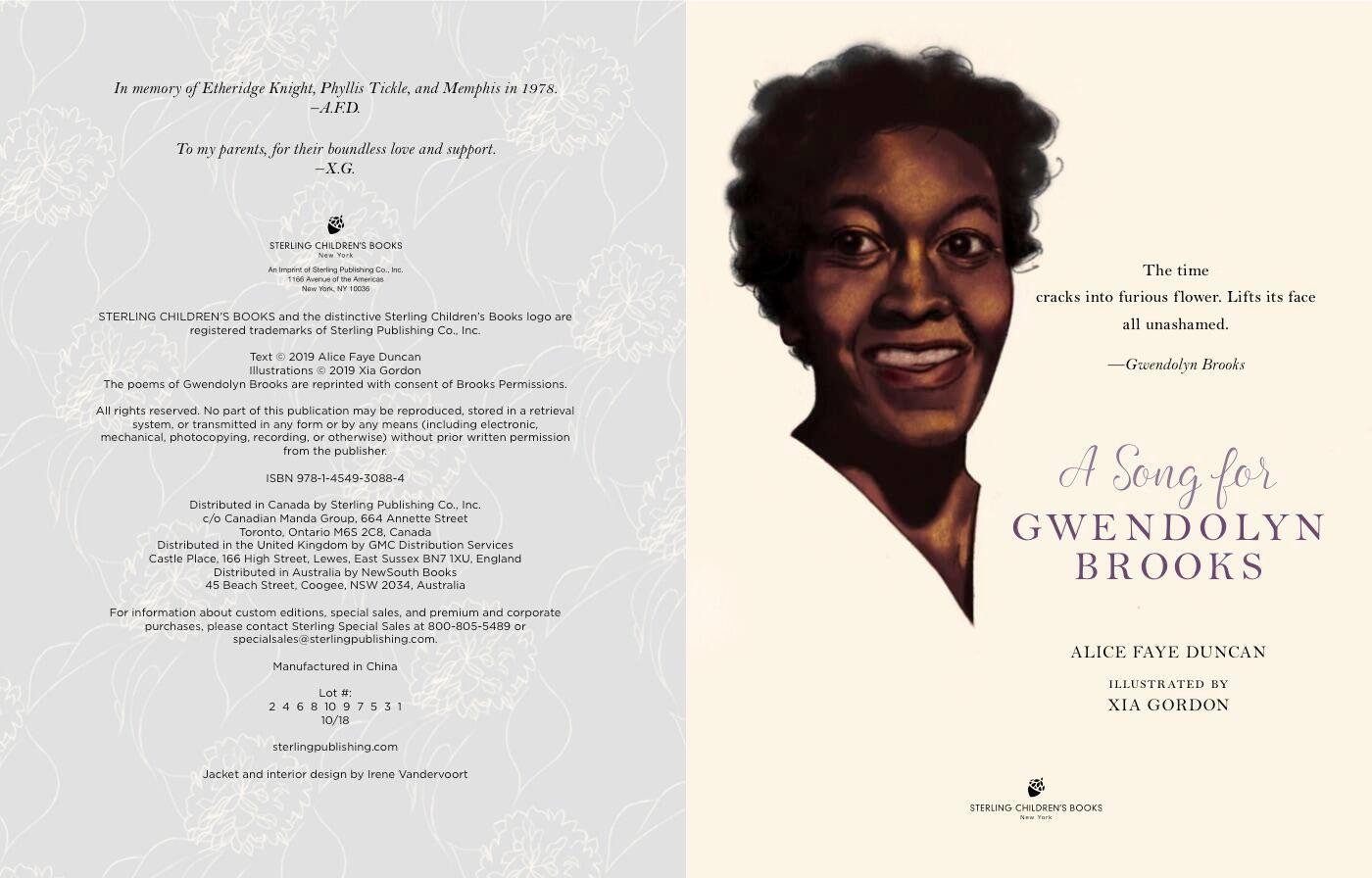 Beispielinhalt (Bild) A Song for Gwendolyn Brooks