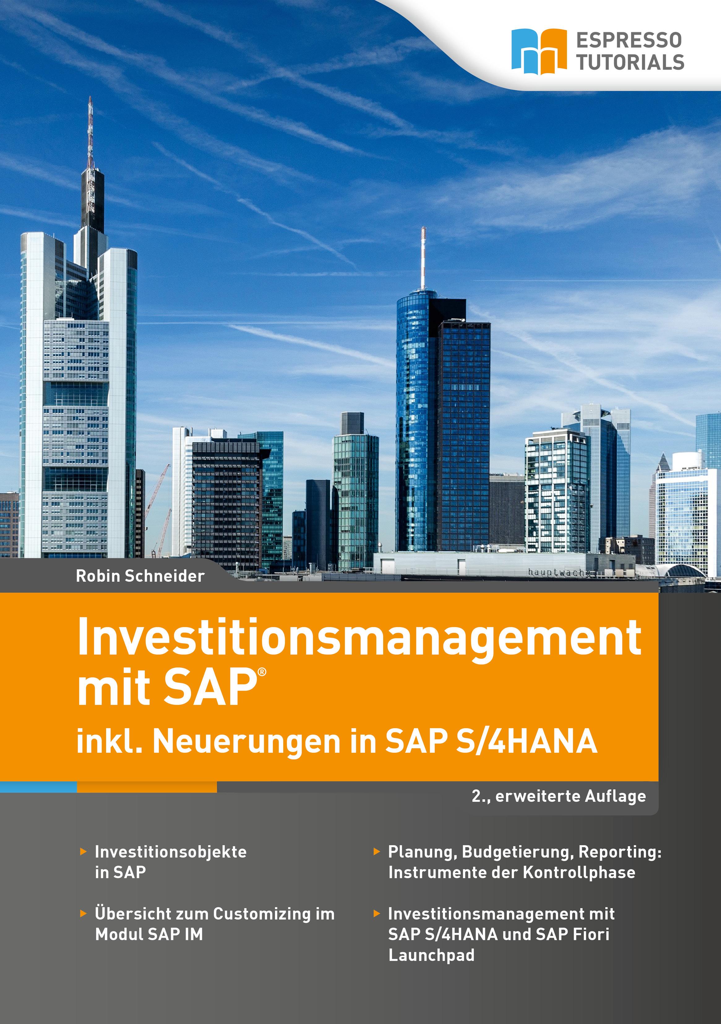 Vorderes Coverbild Investitionsmanagement in SAP inkl. Neuerungen in S/4HANA - 2., erweiterte Auflage