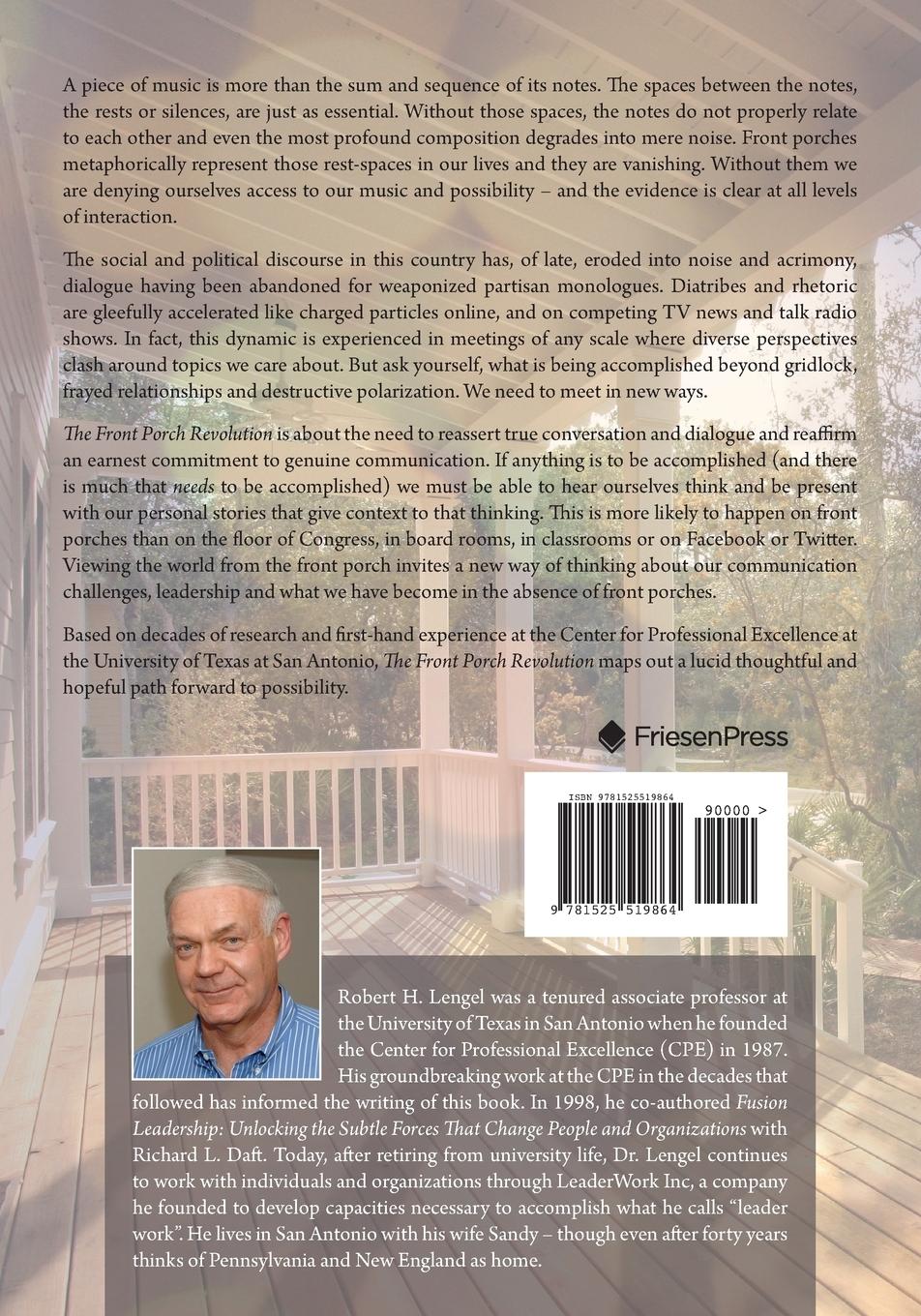 Rückseitencover The Front Porch Revolution