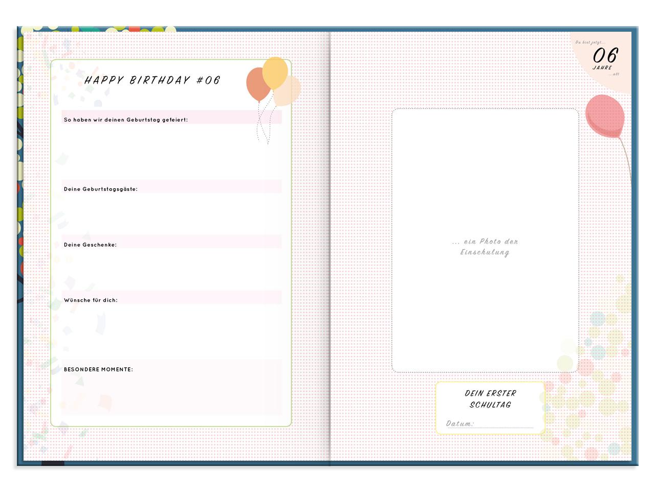 Beispielinhalt (Bild) Dein Leben in einem Buch