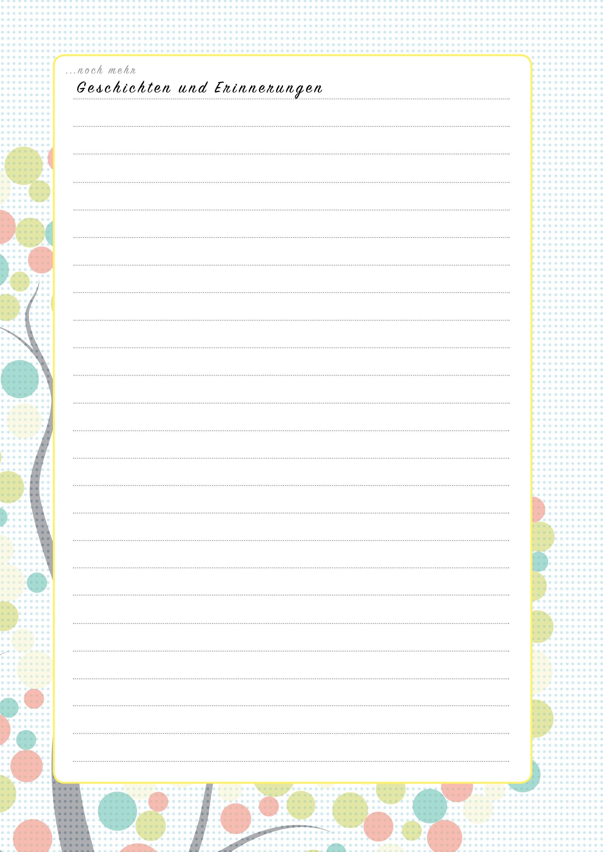 Beispielinhalt (Bild) Dein Leben in einem Buch