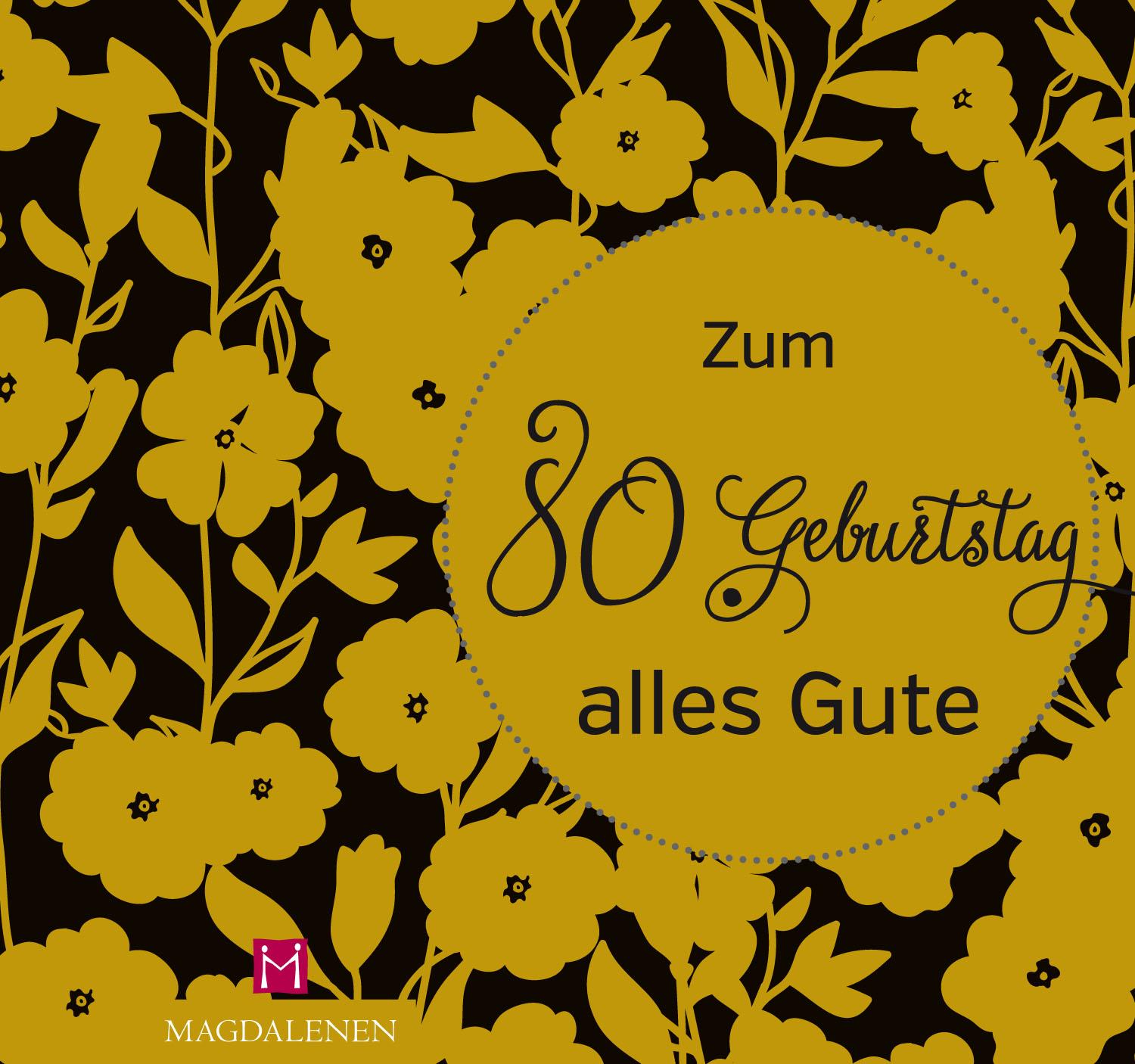 Vorderes Coverbild Zum 80. Geburtstag alles Gute