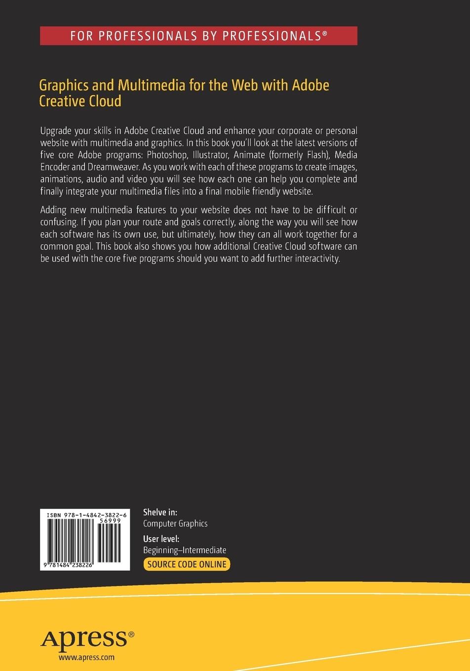 Rückseitencover Graphics and Multimedia for the Web with Adobe Creative Cloud