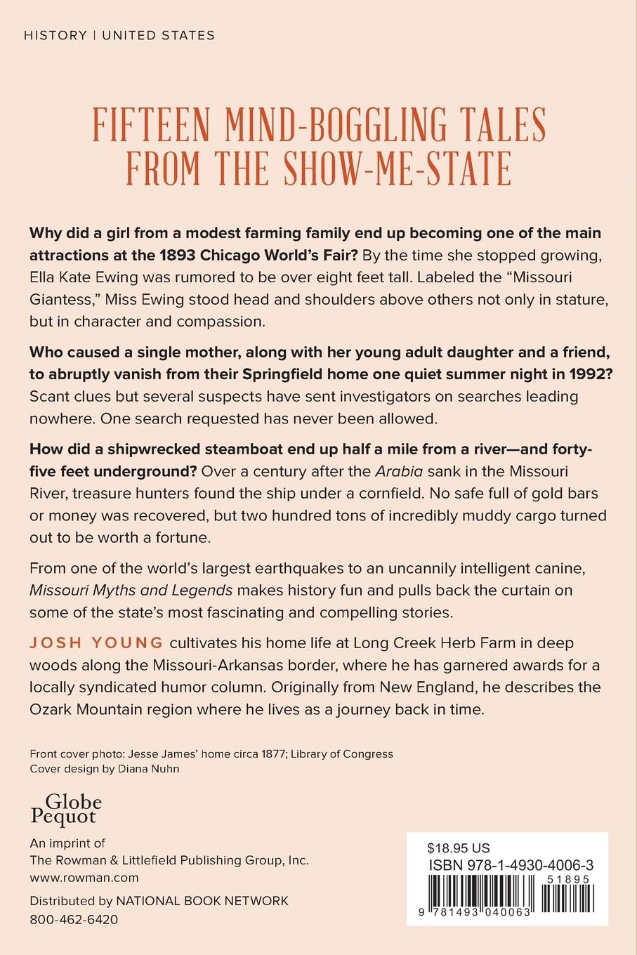 Rückseitencover Missouri Myths and Legends