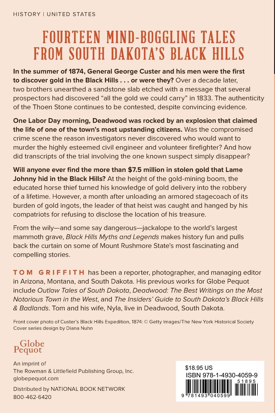 Rückseitencover Black Hills Myths and Legends
