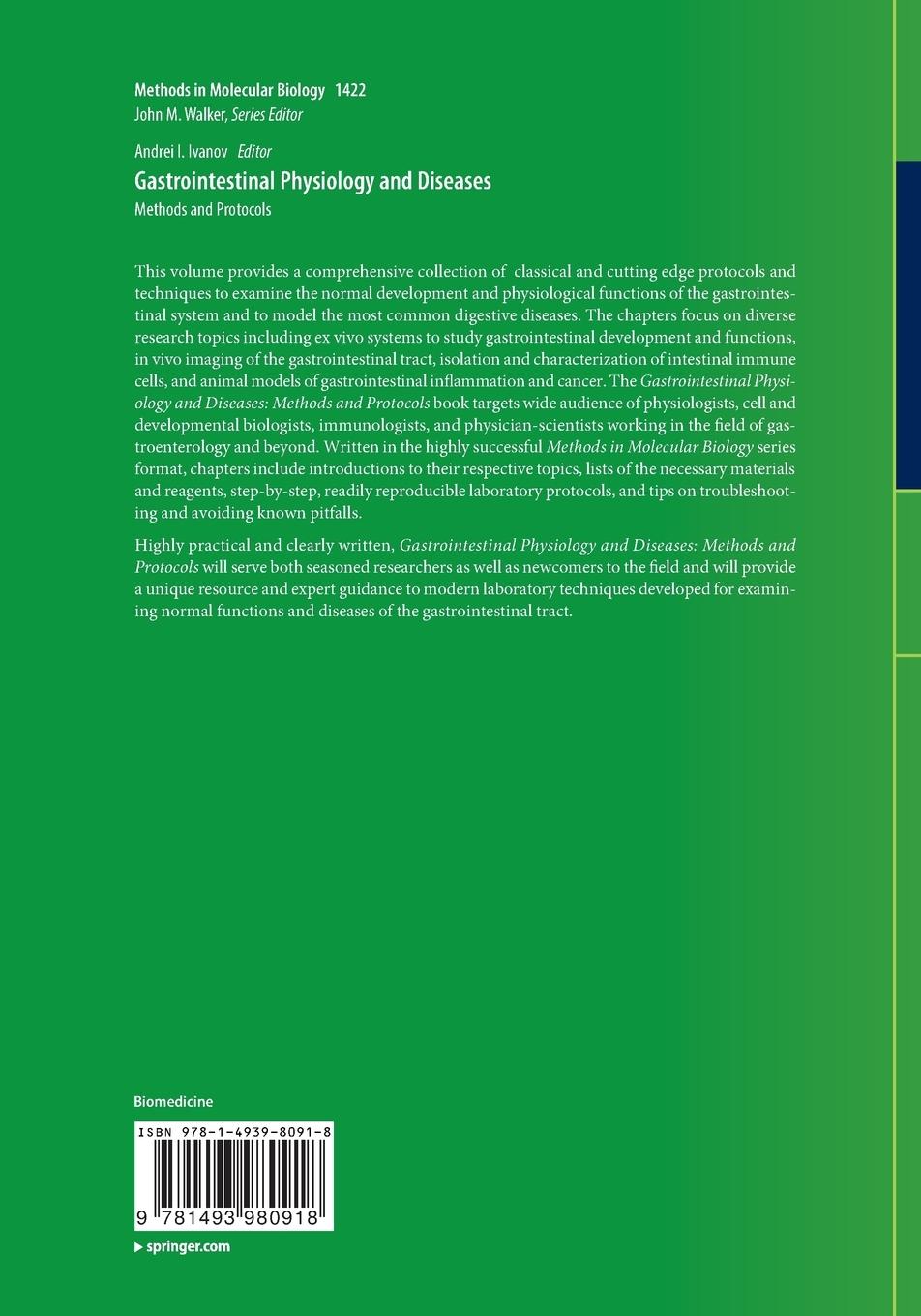 Rückseitencover Gastrointestinal Physiology and Diseases