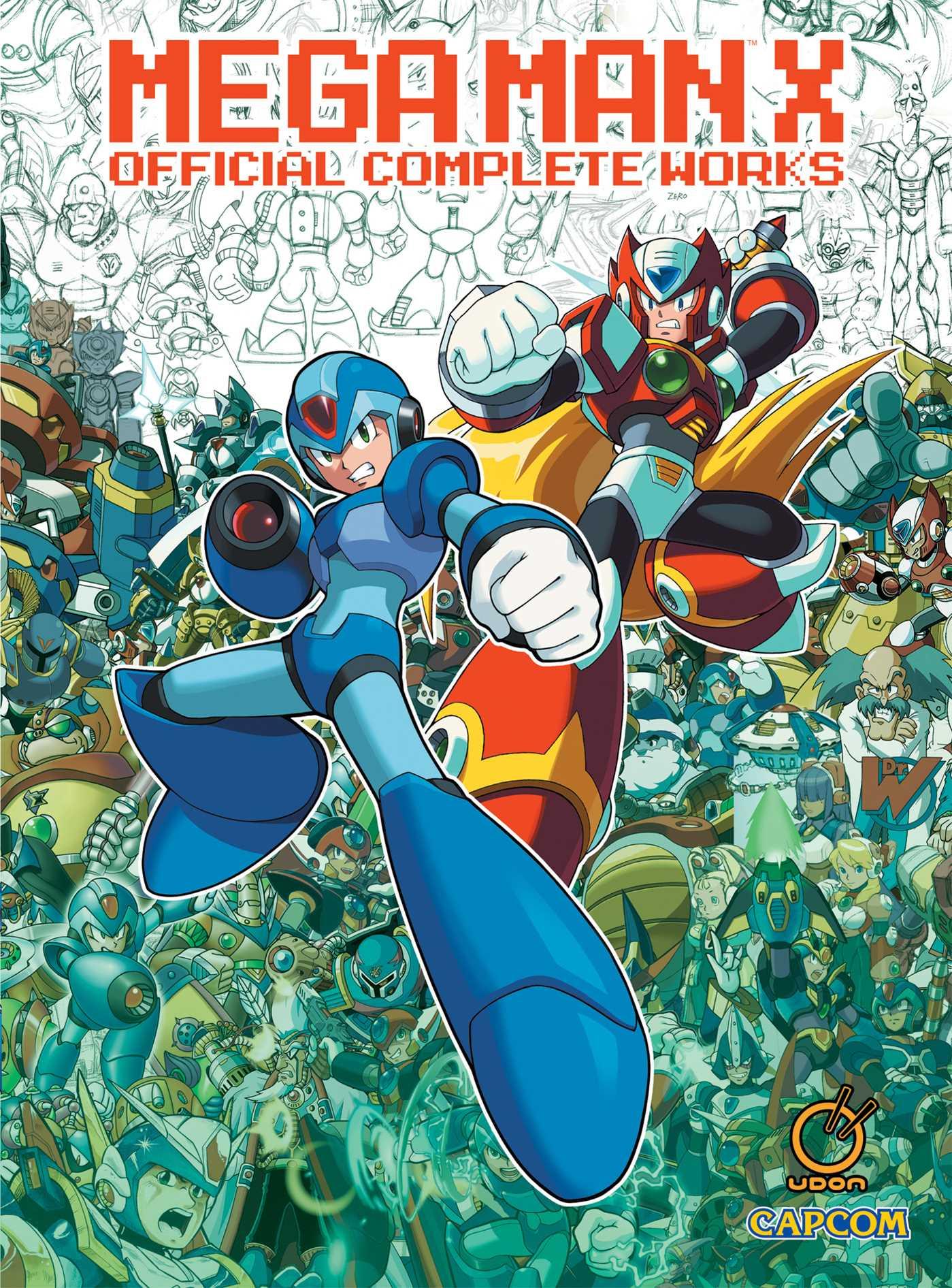 Vorderes Coverbild Mega Man X: Official Complete Works (Hardcover)