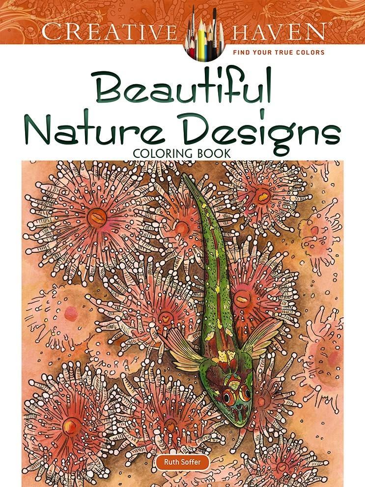 Vorderes Coverbild Creative Haven Beautiful Nature Designs Coloring Book