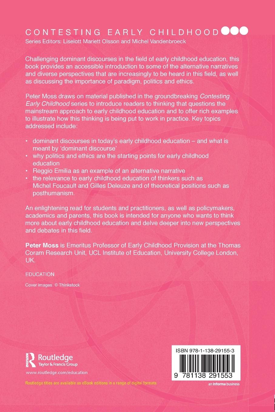 Rückseitencover Alternative Narratives in Early Childhood