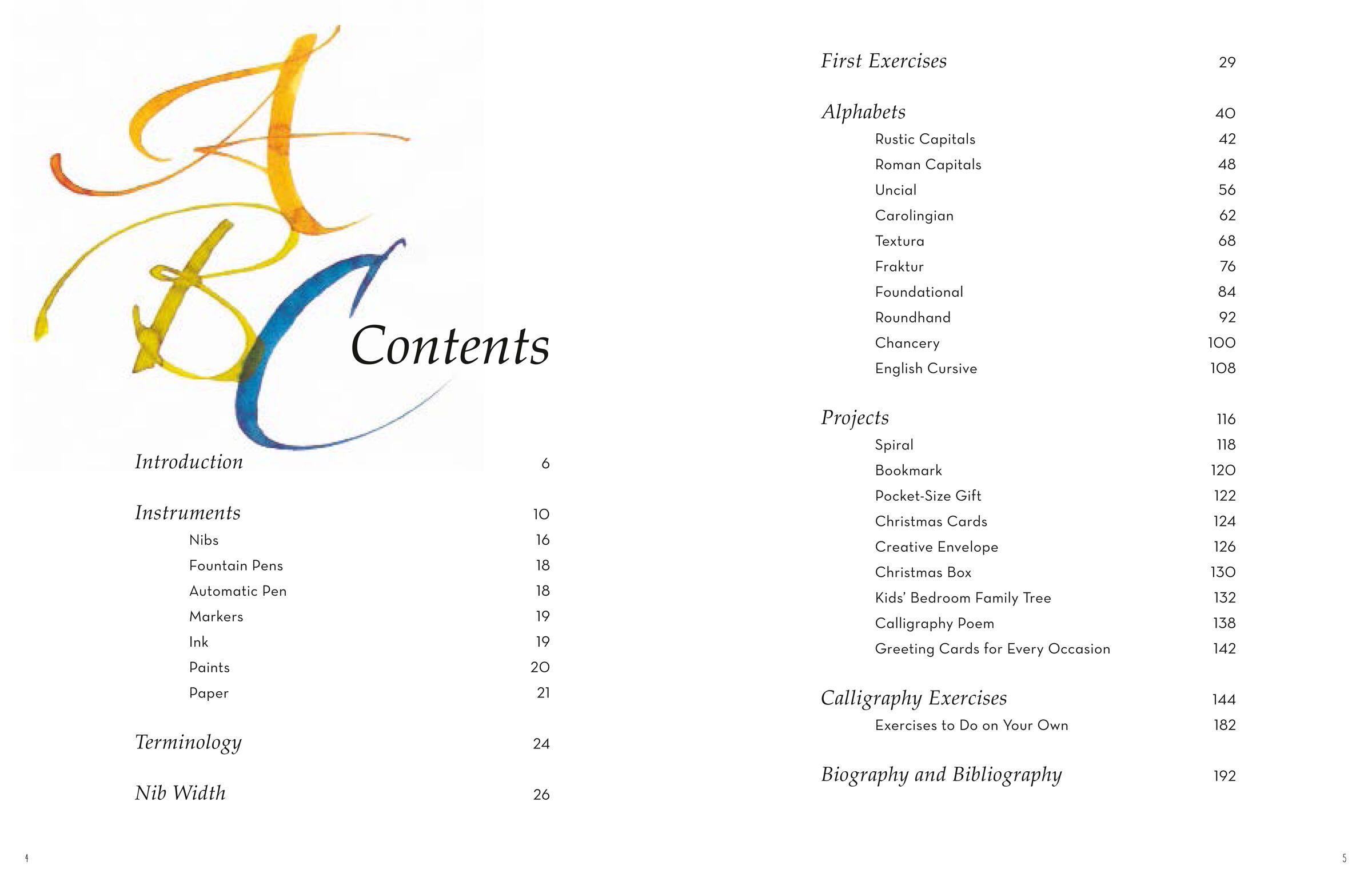 Beispielinhalt (Bild) The Art of Hand Lettering