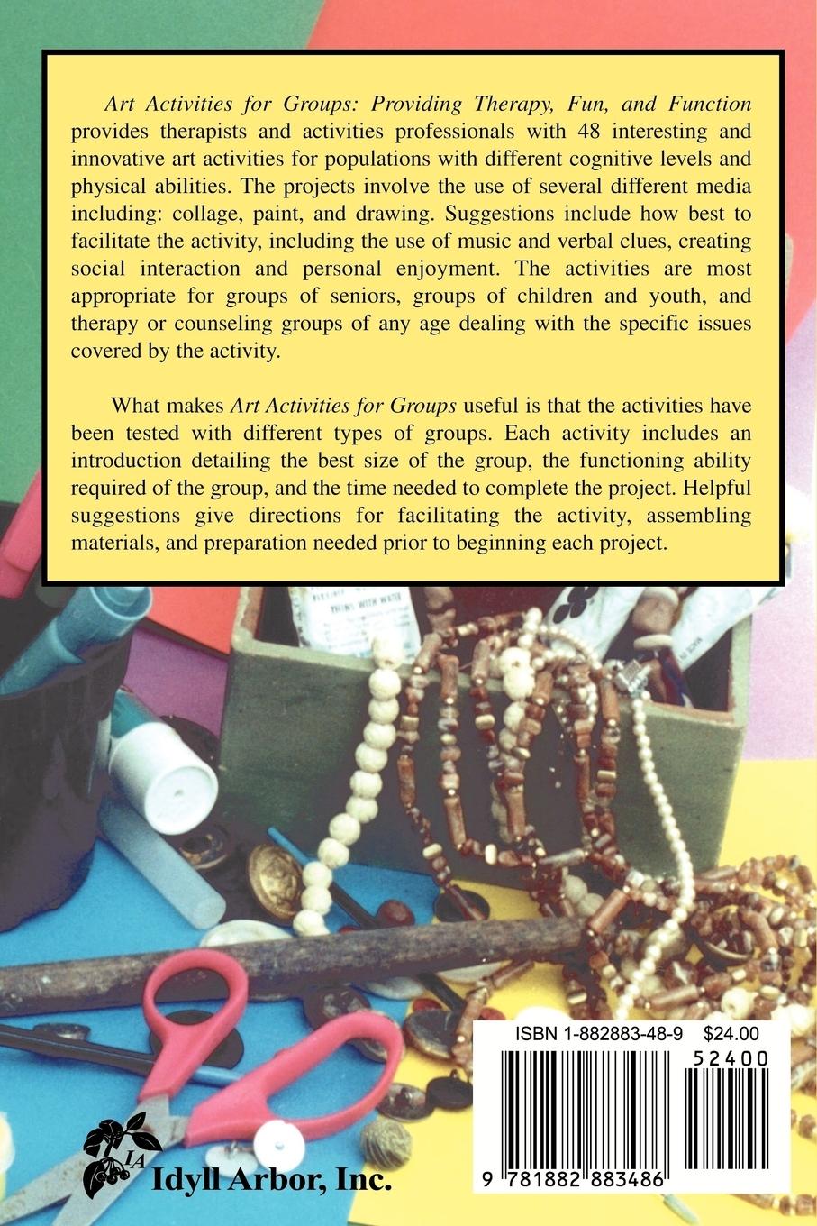 Rückseitencover Art Activities for Groups