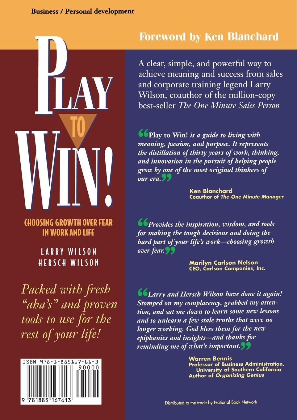 Rückseitencover Play to Win