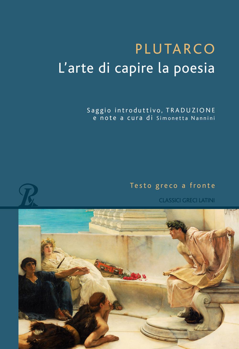 Vorderes Coverbild L' arte di capire la poesia. Testo greco a fronte