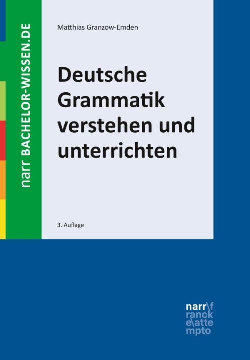 Vorderes Coverbild Deutsche Grammatik verstehen und unterrichten