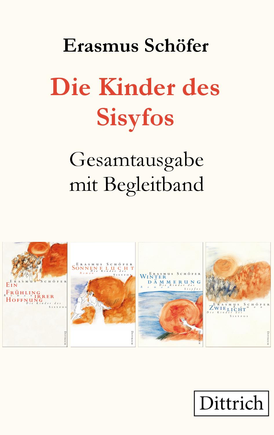 Vorderes Coverbild Die Kinder des Sisyfos. In 5 Bänden inkl Begleitband
