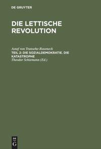 Vorderes Coverbild Die Sozialdemokratie. Die Katastrophe