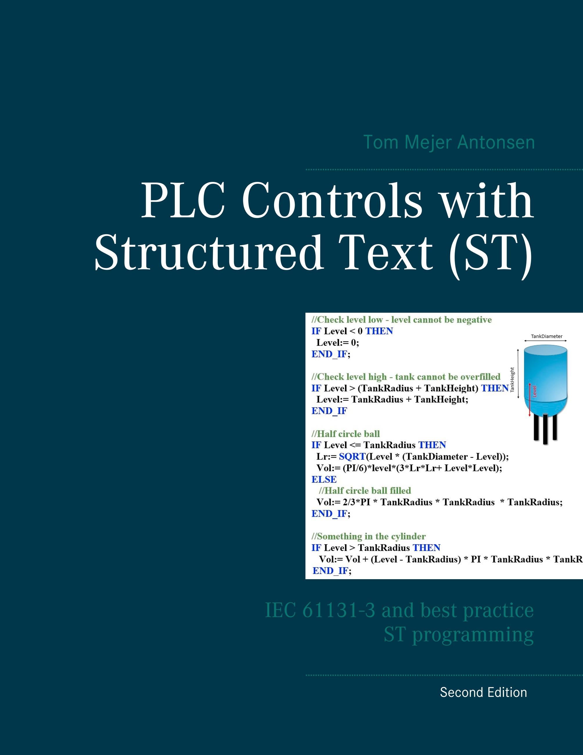 Vorderes Coverbild PLC Controls with Structured Text (ST)