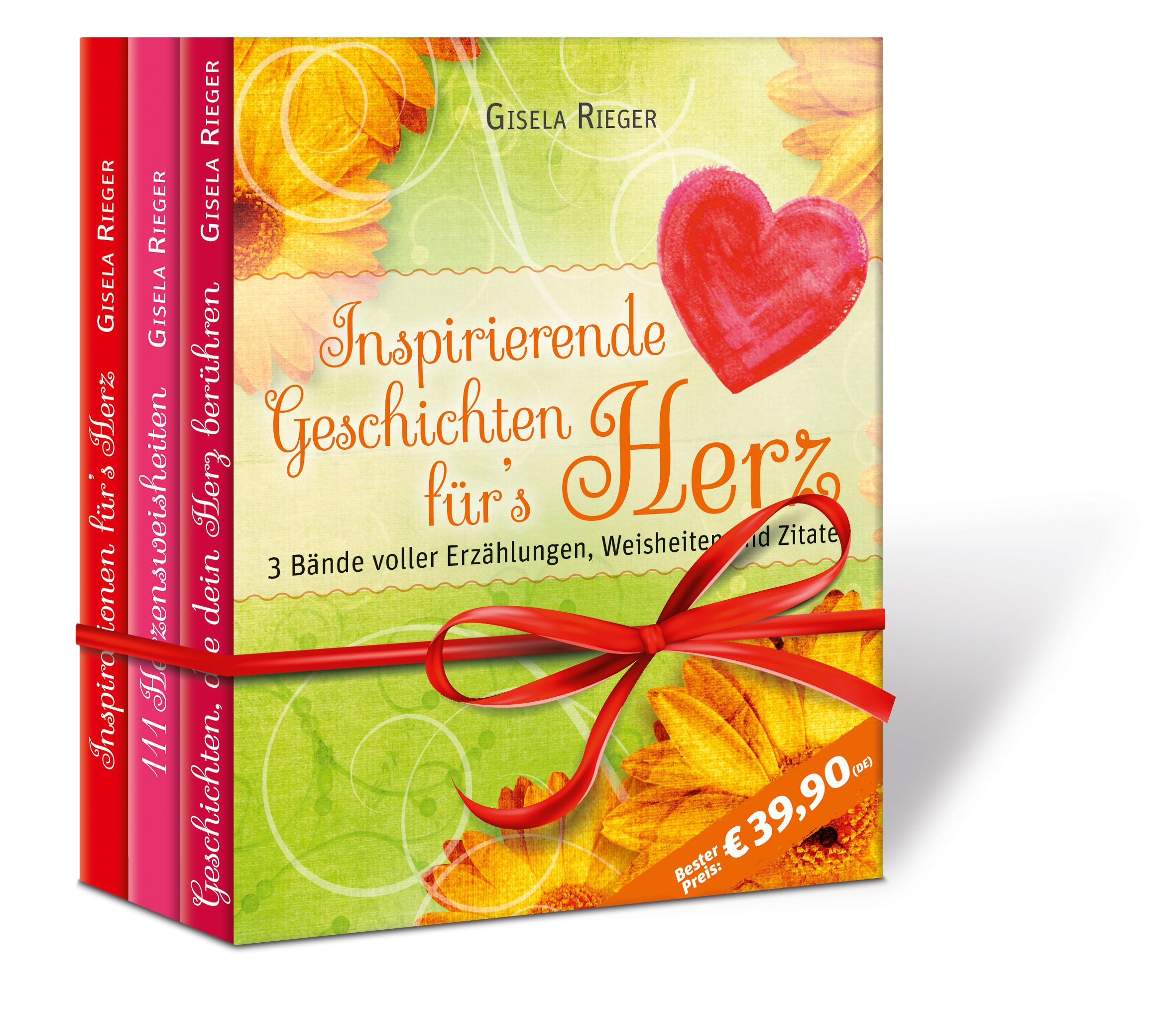 Vorderes Coverbild Inspirierende Geschichten für`s Herz. 3 Bände