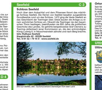 Beispielinhalt (Bild) Rad- und Wanderkarte Starnberger Fünf-Seen-Land 1 : 50 000