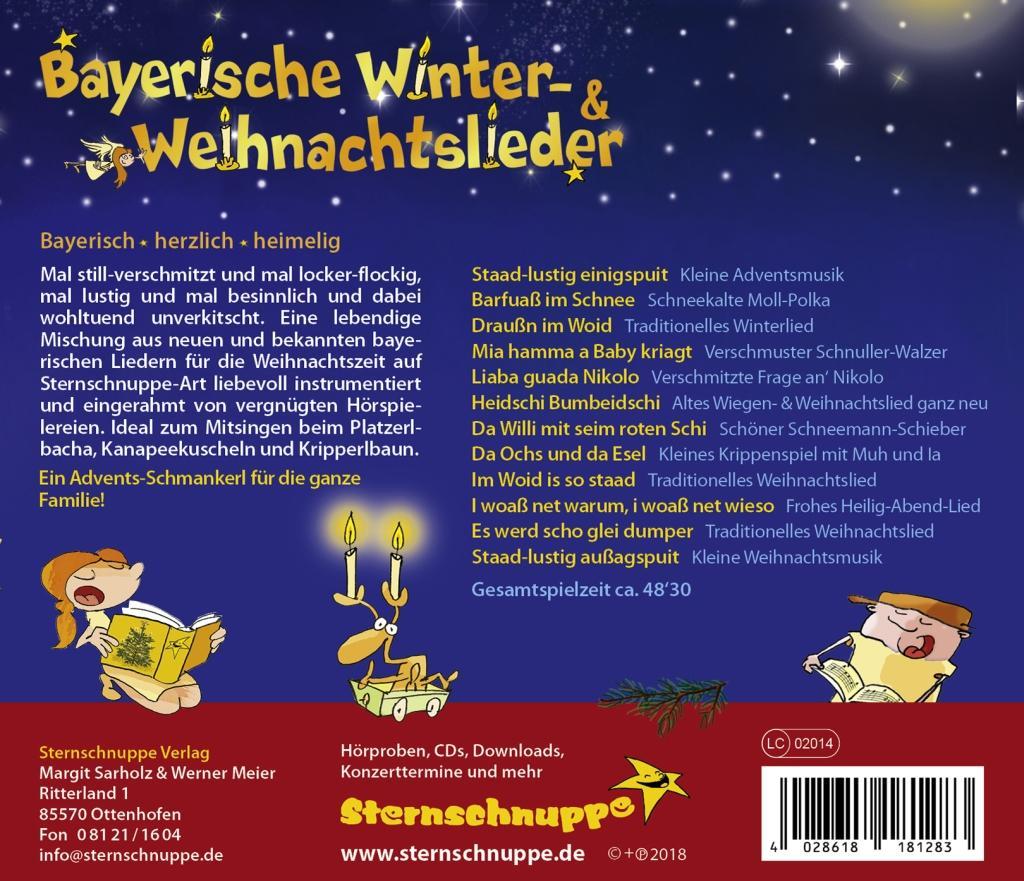 Beispielinhalt (Bild) Bayerische Winter- und Weihnachtslieder