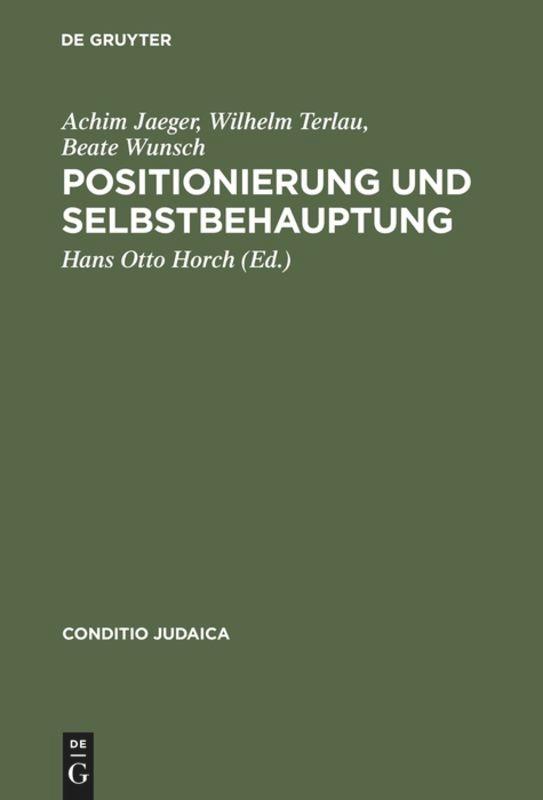 Vorderes Coverbild Positionierung und Selbstbehauptung