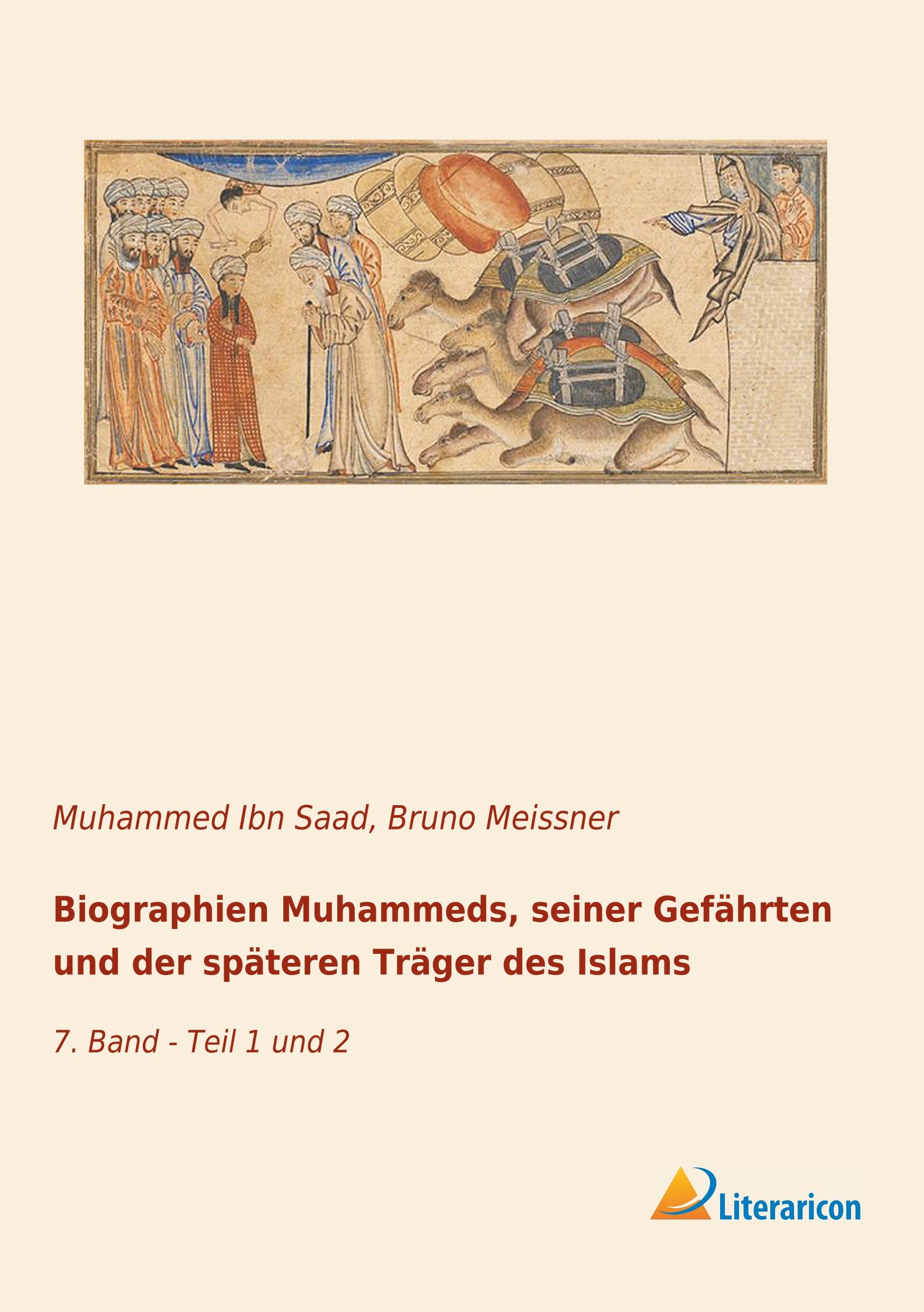 Vorderes Coverbild Biographien Muhammeds, seiner Gefährten und der späteren Träger des Islams