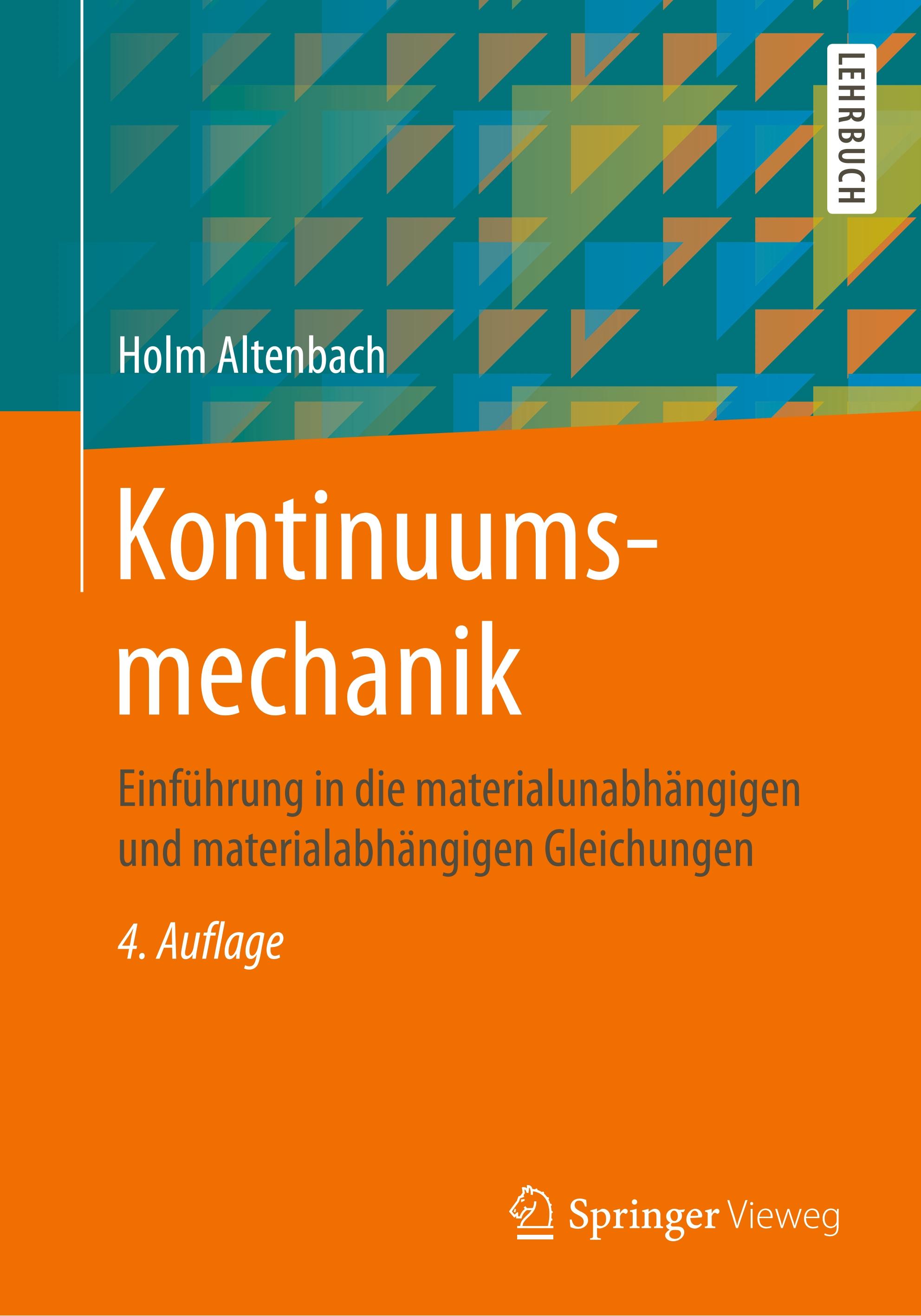 Vorderes Coverbild Kontinuumsmechanik