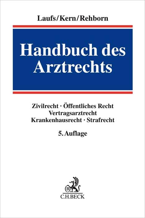 Vorderes Coverbild Handbuch des Arztrechts