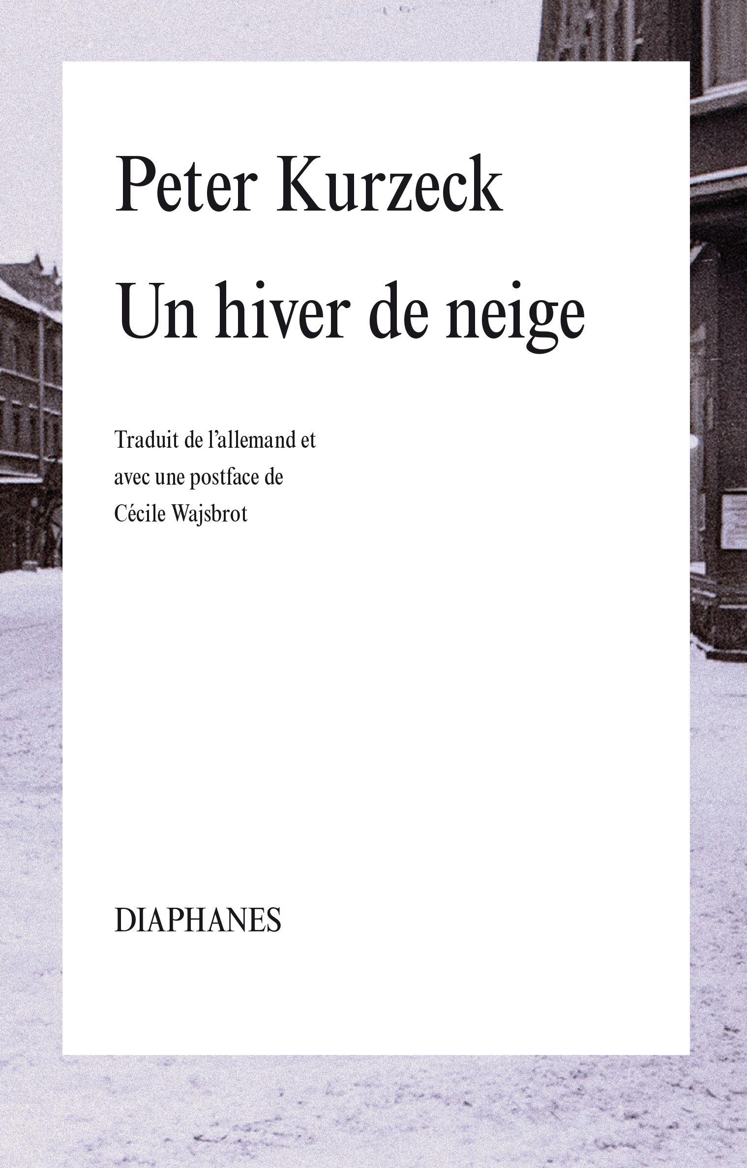 Vorderes Coverbild Un Hiver de Neige