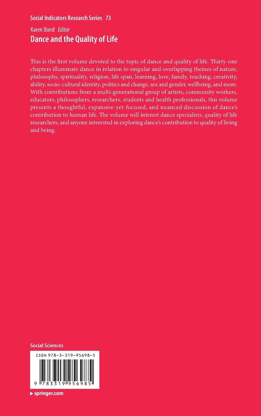 Rückseitencover Dance and the Quality of Life