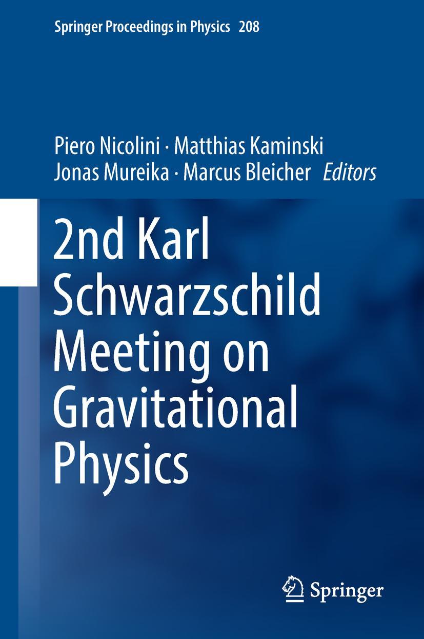 Vorderes Coverbild 2nd Karl Schwarzschild Meeting on Gravitational Physics