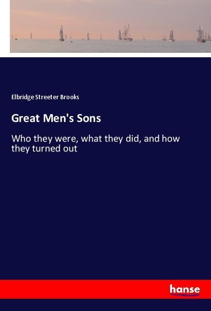 Vorderes Coverbild Great Men's Sons