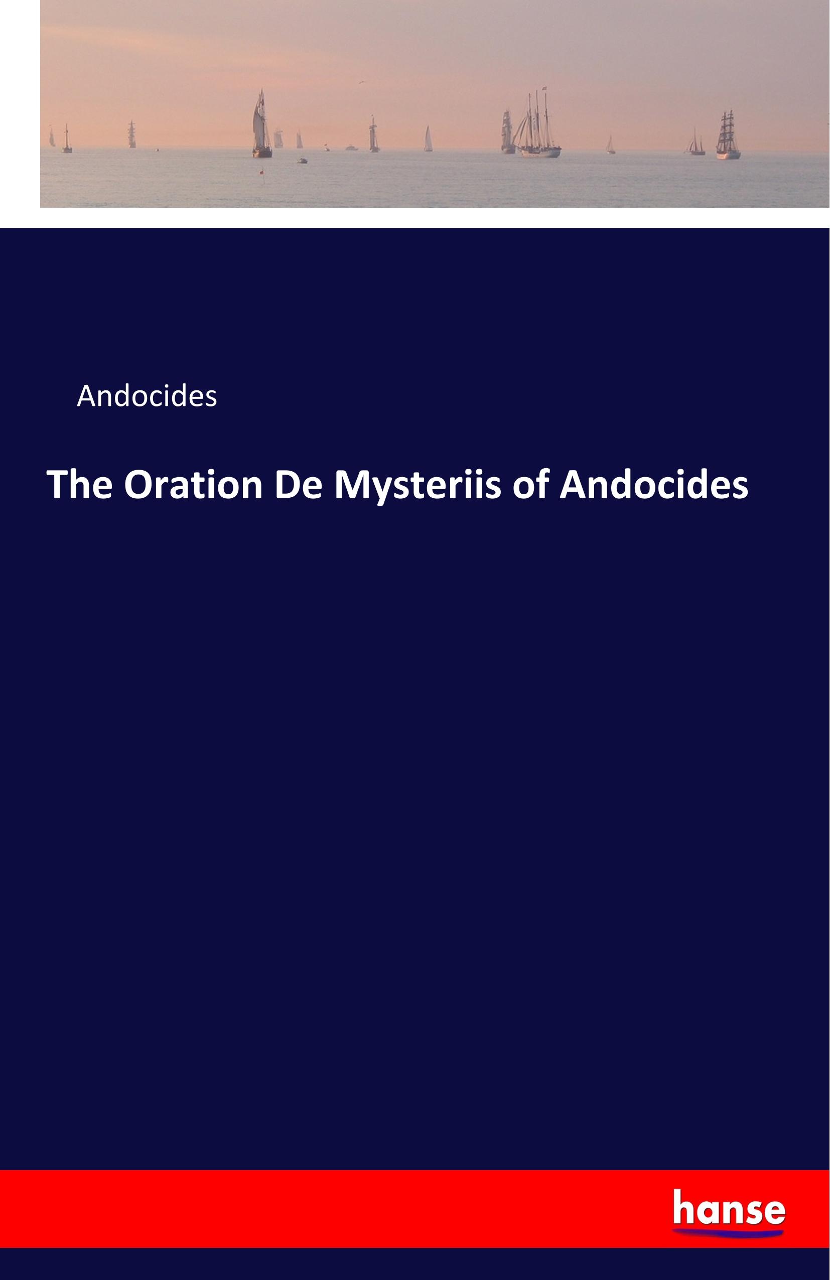 Vorderes Coverbild The Oration De Mysteriis of Andocides