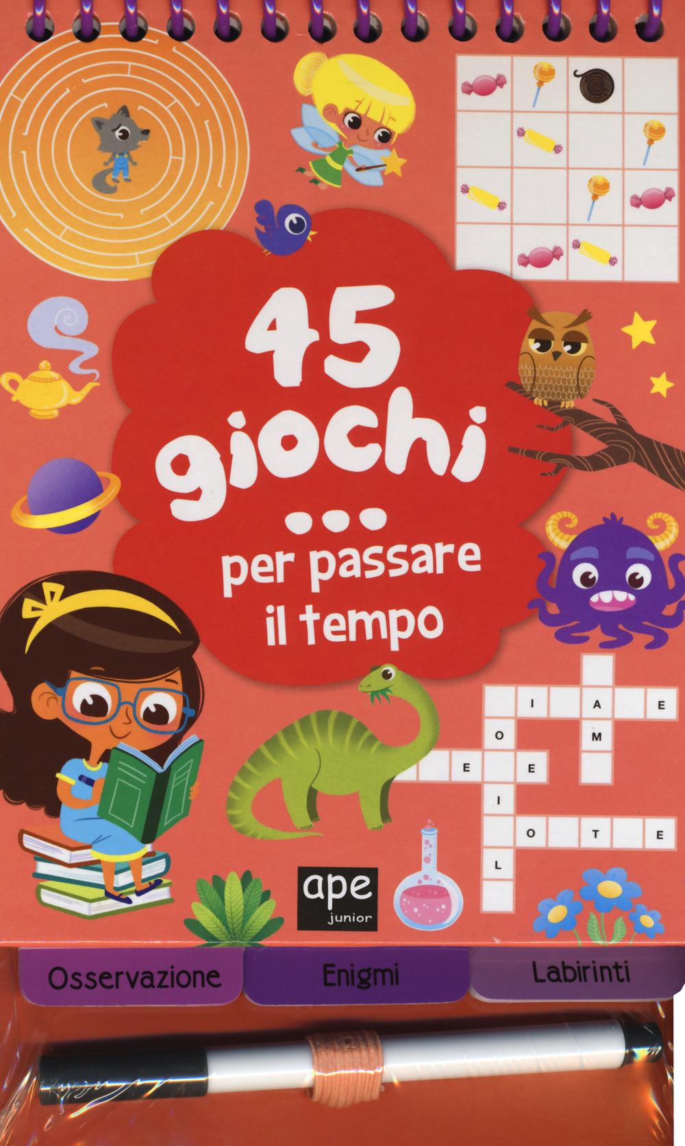 Vorderes Coverbild 45 giochi... per passare il tempo. Con gadget