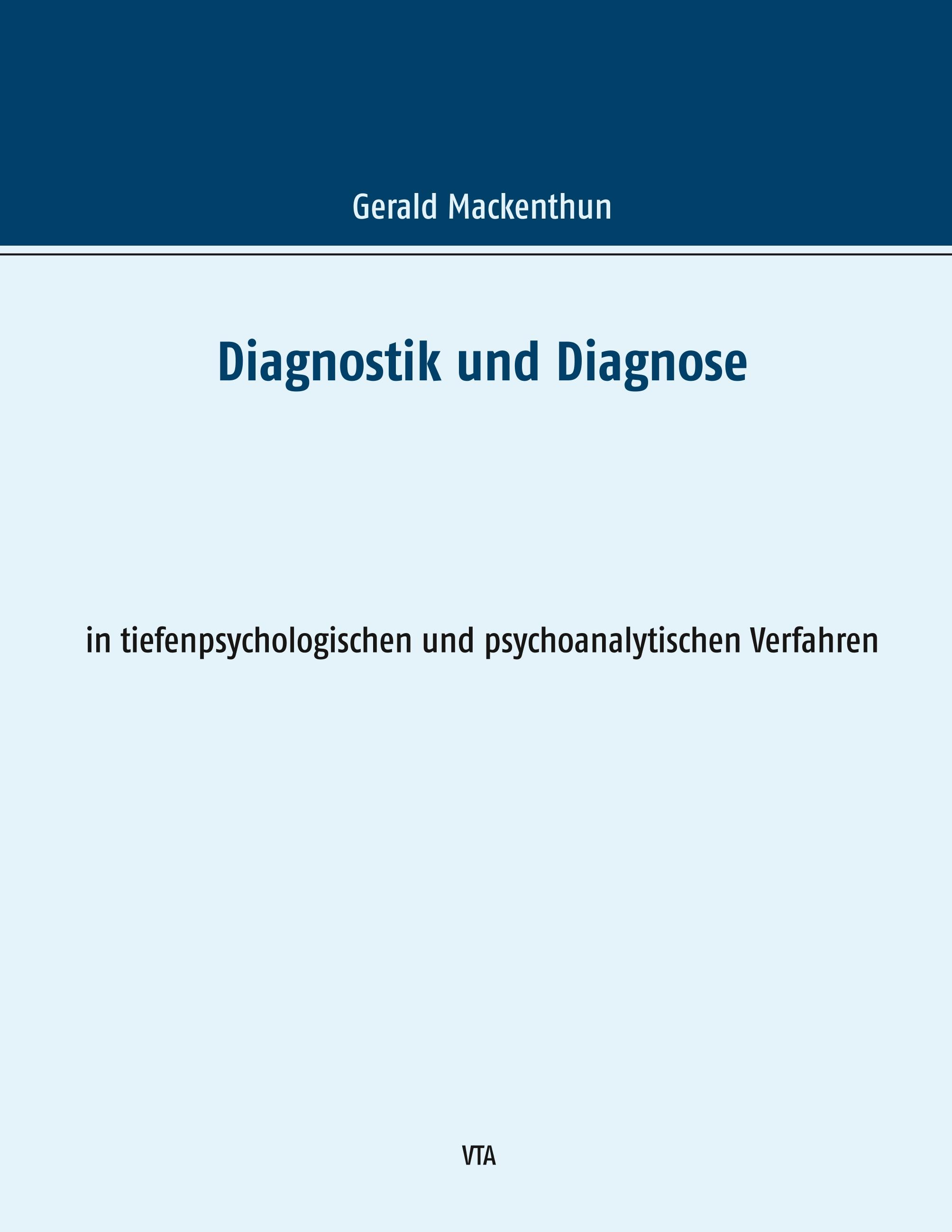 Vorderes Coverbild Diagnostik und Diagnose