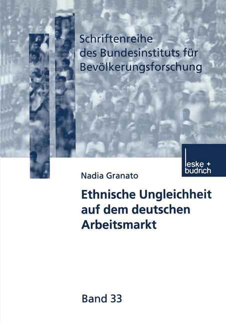 Vorderes Coverbild Ethnische Ungleichheit auf dem deutschen Arbeitsmarkt