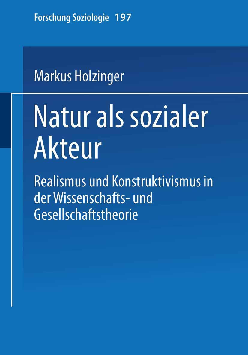 Vorderes Coverbild Natur als sozialer Akteur