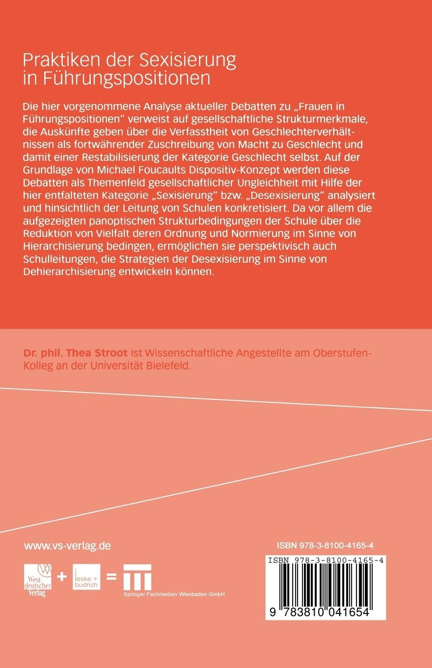 Rückseitencover Praktiken der Sexisierung in Führungspositionen