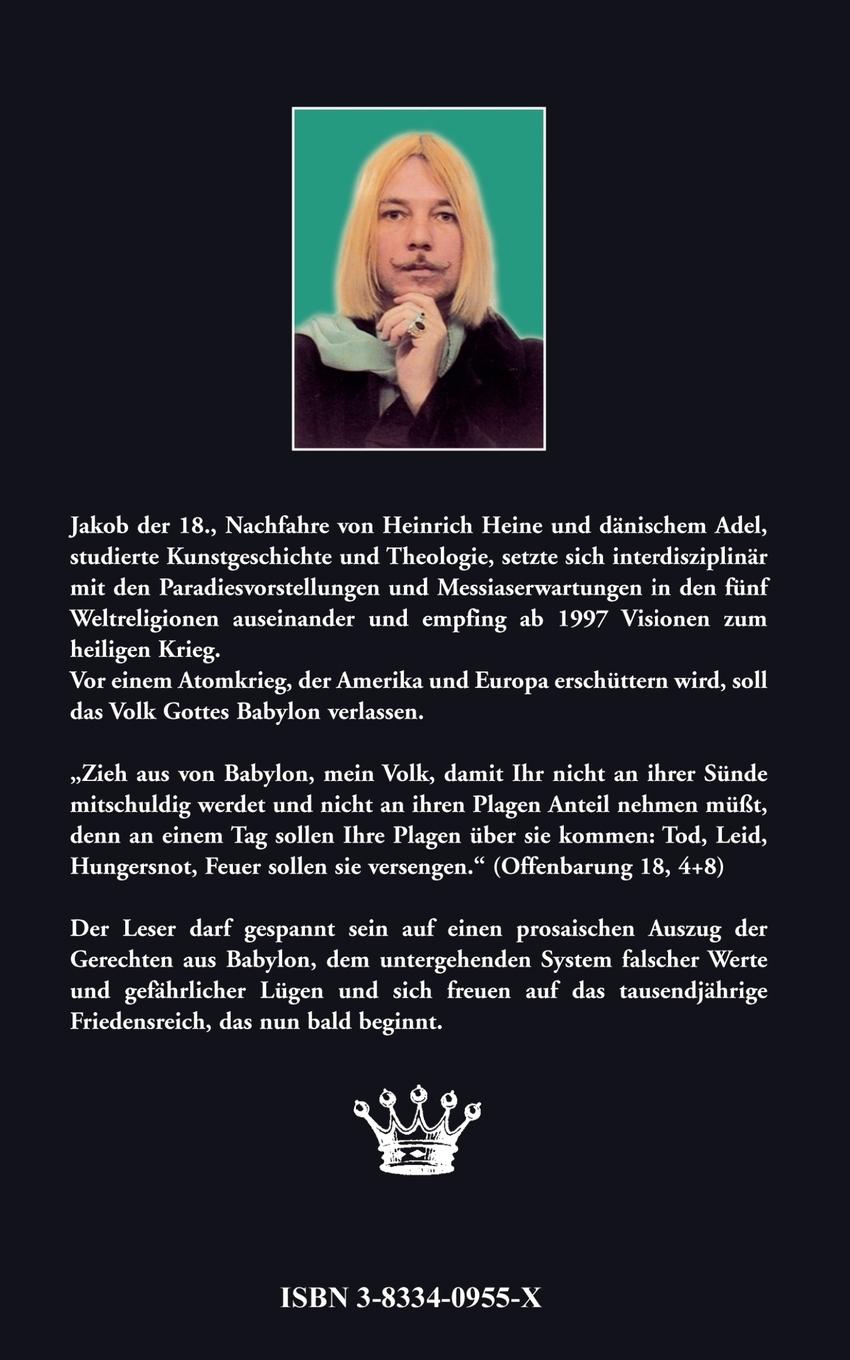 Rückseitencover Der Exodus