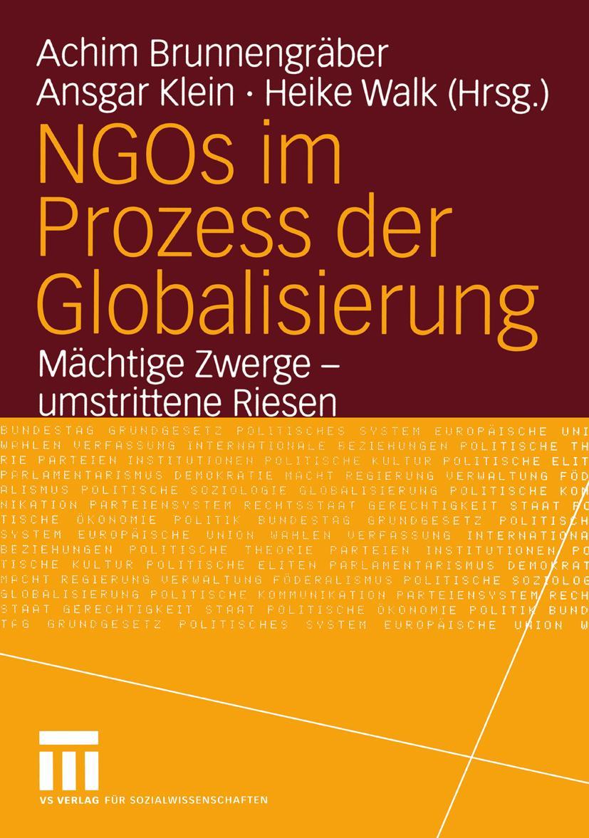 Vorderes Coverbild NGOs im Prozess der Globalisierung
