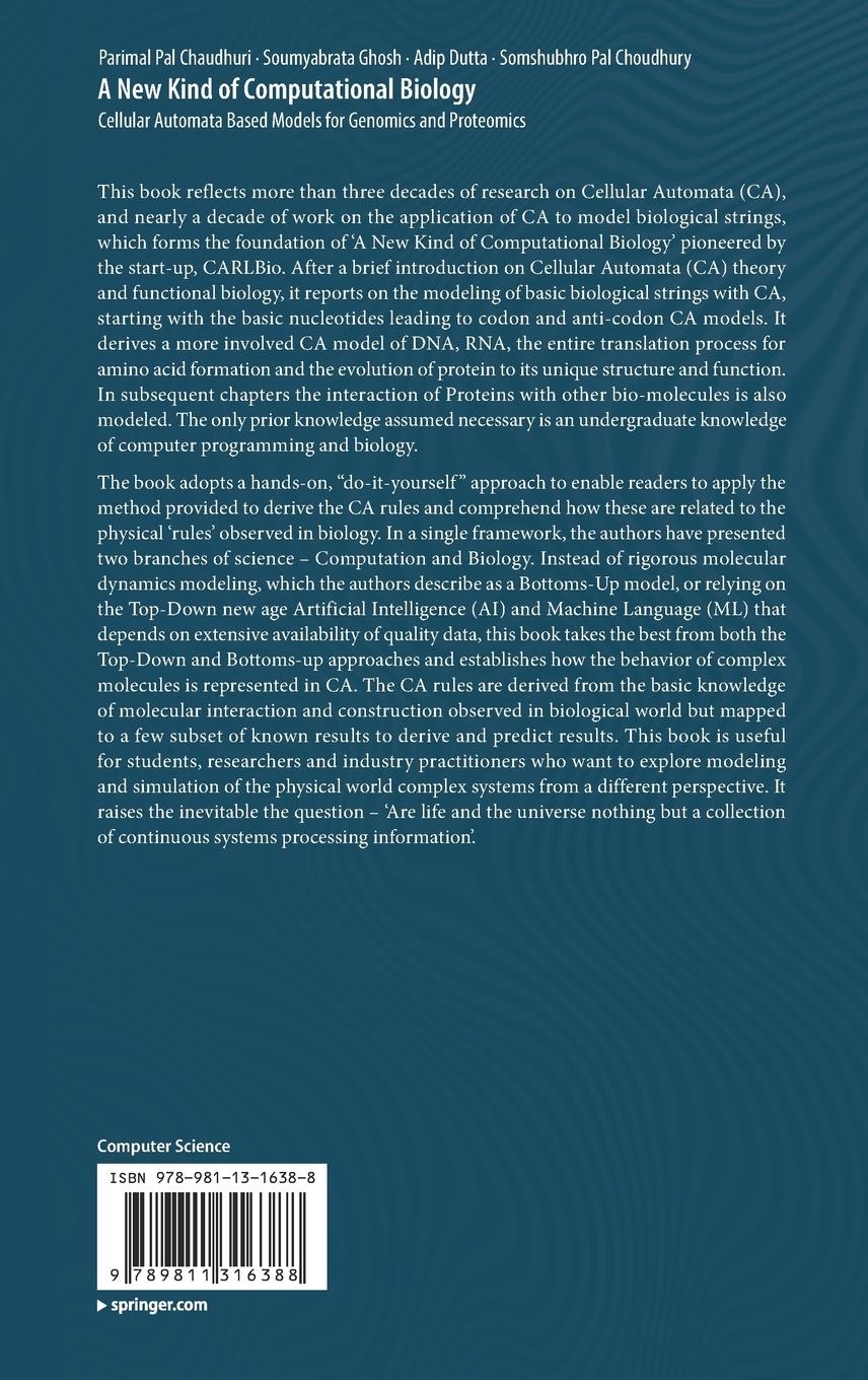 Rückseitencover A New Kind of Computational Biology