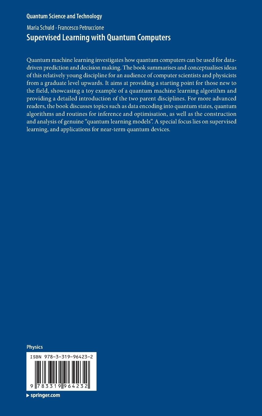 Rückseitencover Supervised Learning with Quantum Computers