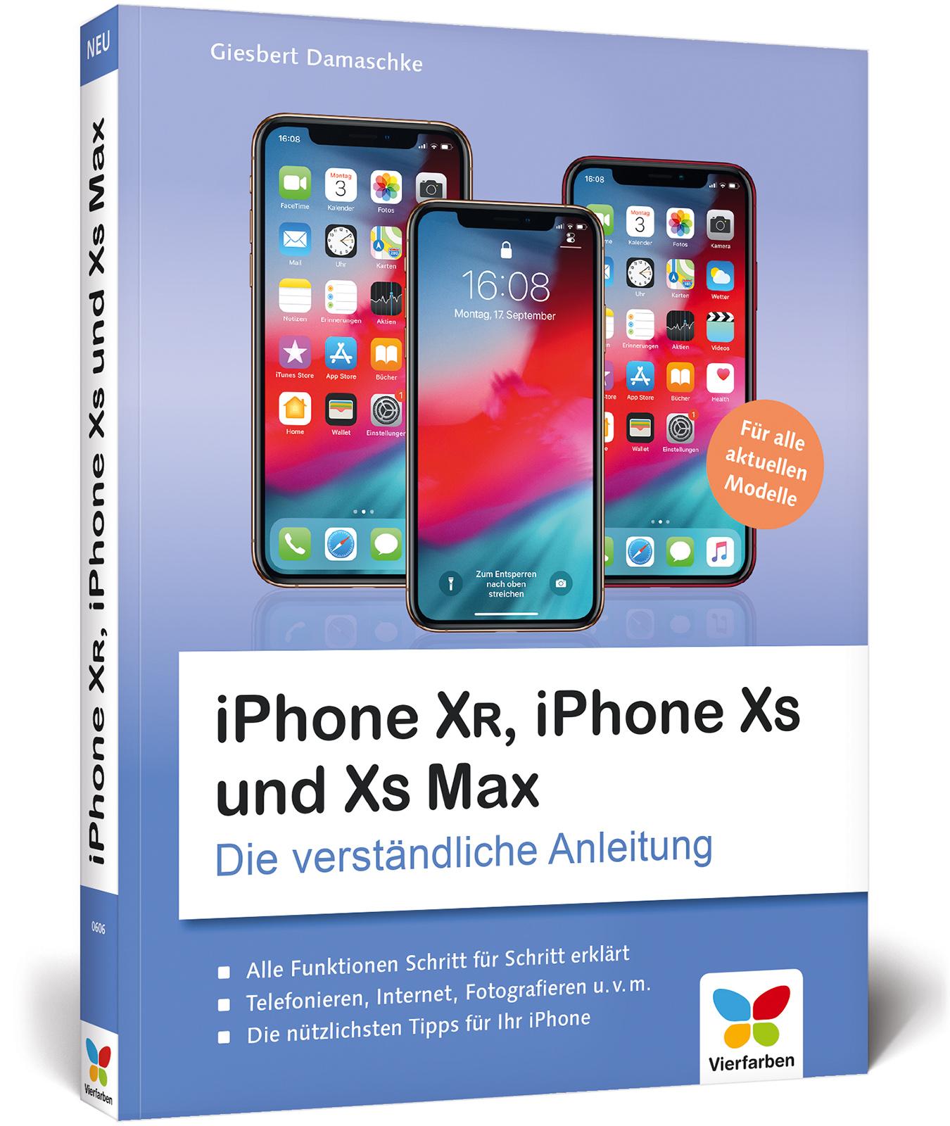 Vorderes Coverbild iPhone XR, iPhone XS und XS Max