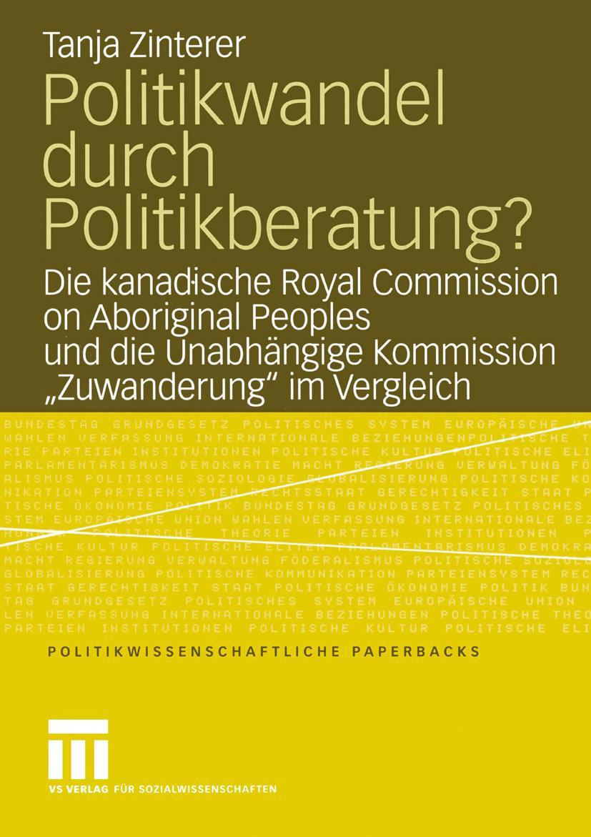 Vorderes Coverbild Politikwandel durch Politikberatung?