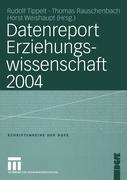 Vorderes Coverbild Datenreport Erziehungswissenschaft 2004