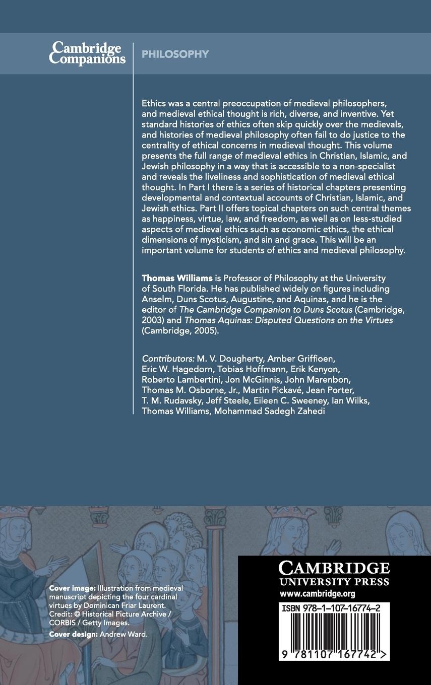 Rückseitencover The Cambridge Companion to Medieval Ethics