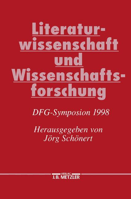 Vorderes Coverbild Literaturwissenschaft und Wissenschaftsforschung