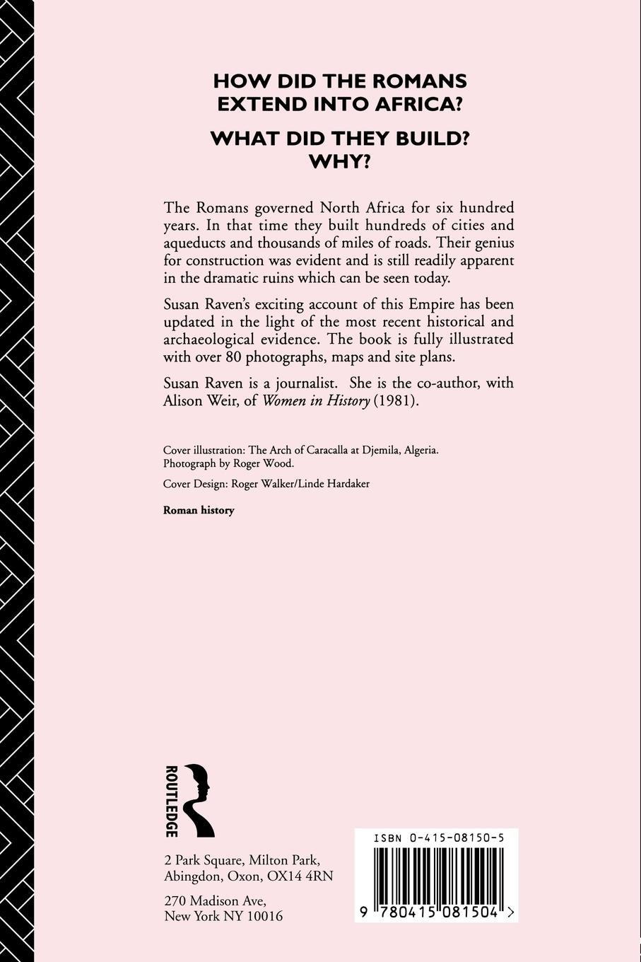 Rückseitencover Rome in Africa